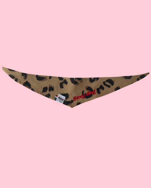 Bandana pour chien à message SEXY DOG 🖤