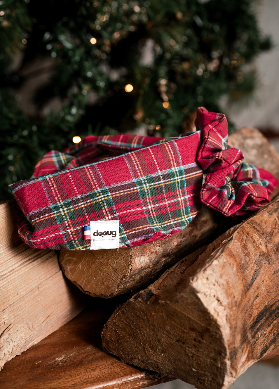 Bandana pour chien personnalisable TARTAN