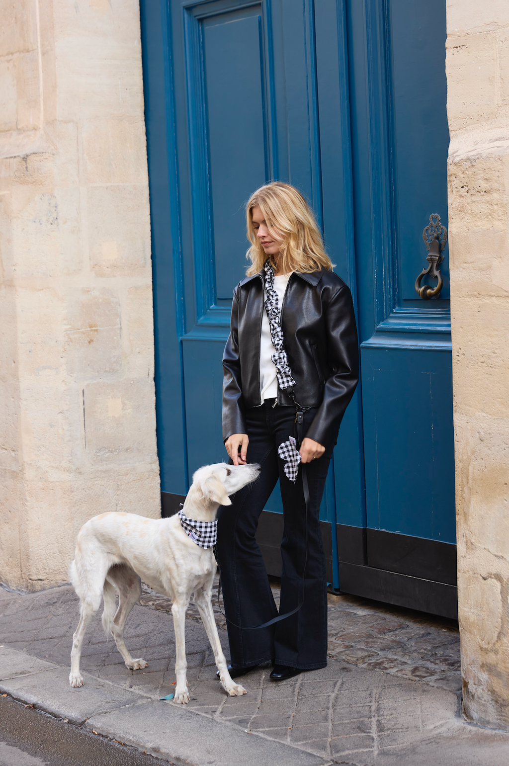 LAISSE MULTI-POSITIONS VICHY NOIR
