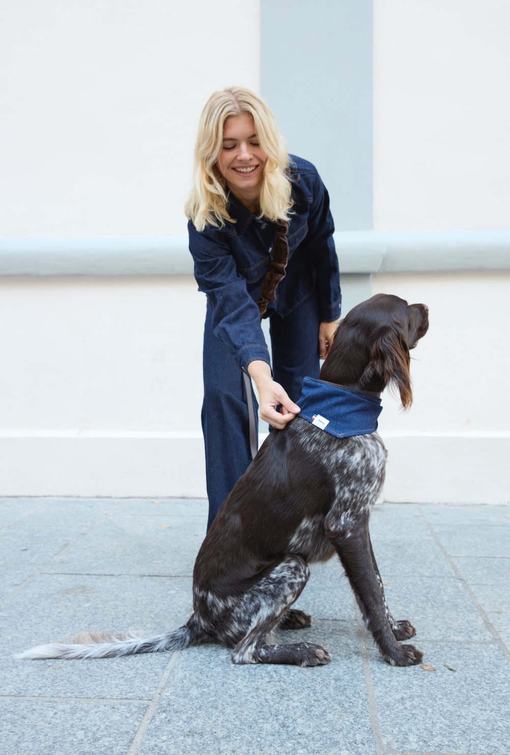 Bandana pour chien JEAN BRUT