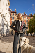 LAISSE MULTI-POSITIONS IMPRIMÉ BANDANA BORDEAUX