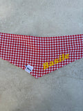 Bandana pour chien personnalisable VICHY ROUGE