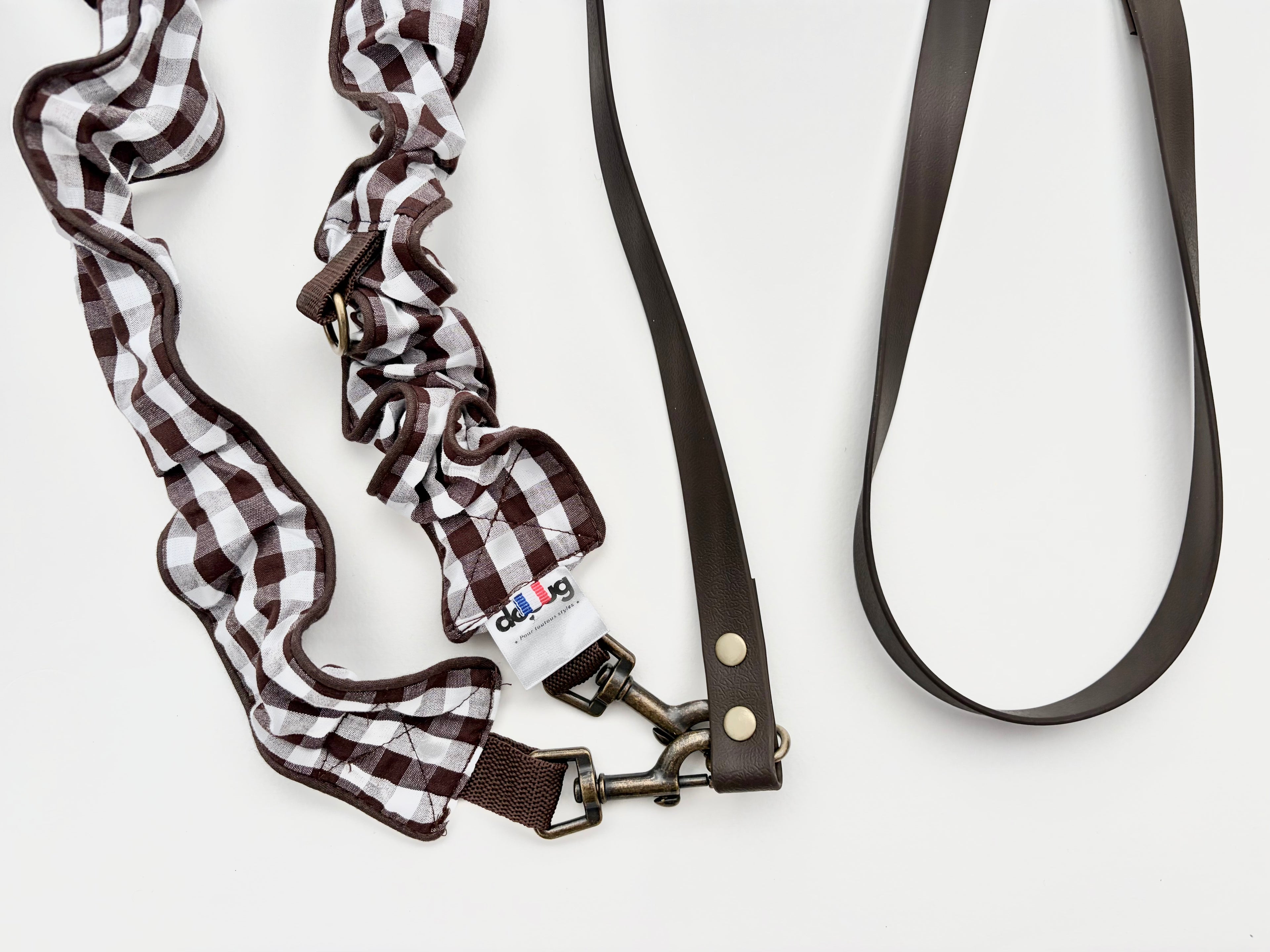 LAISSE MULTI-POSITIONS VICHY MARRON