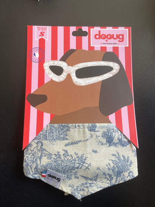 Bandana pou chien TOILE DE JOUY
